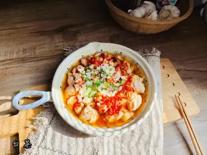 Steam chicken legs