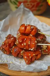 The fried sausage when I was a kid