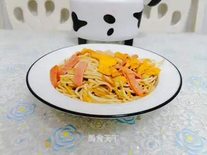 Three fresh noodles