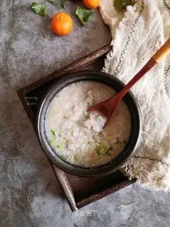 Cough and beef congee