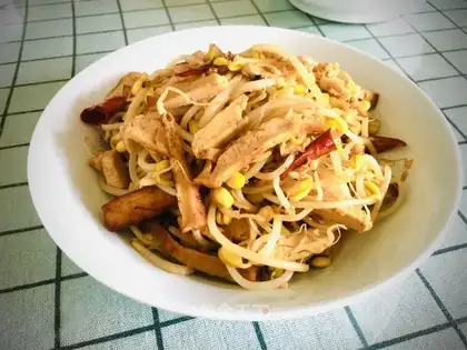 Soybean sprouts dry