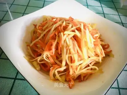 Garlic potato carrots