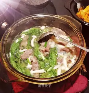 Sheep mushroom soup
