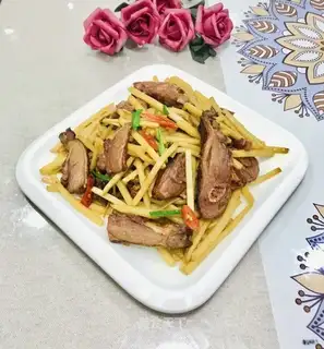 The duck is fried