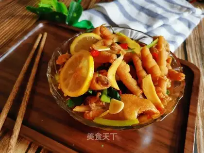 Lemon chicken claws