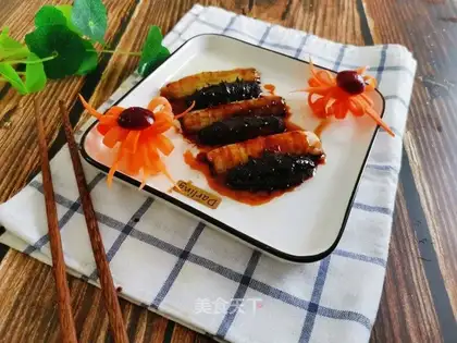 Burning sea cucumber