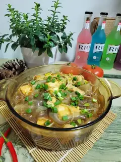 Fried tofu sprouts