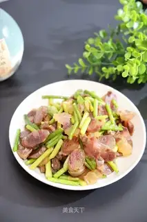 Garlic fried sausage