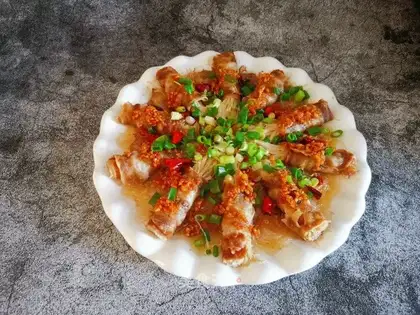 Garlic mushrooms, fat cow