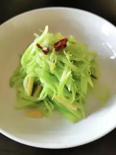 Fried silk