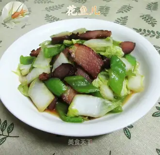 Pyramid sauce and cabbage