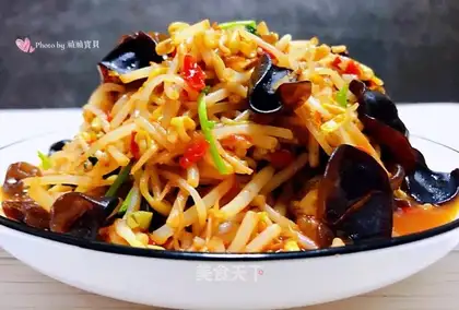 Spicy bean sprouts