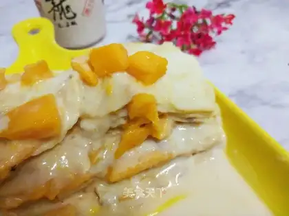 Tofu mango, a thousand layers