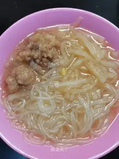 radish meatball potato powder