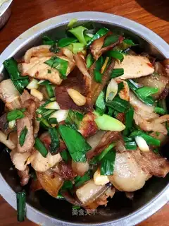 Garlic sprouts back to the pot