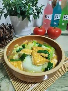 Fried tofu cabbage