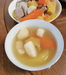 Apple carrot broth
