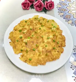 Potato fried eggs