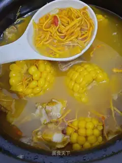 Porridge and pork soup