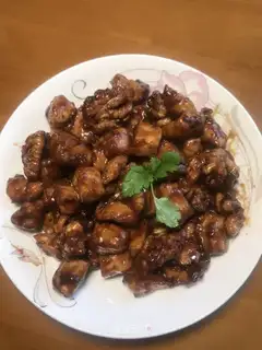 Peach chicken