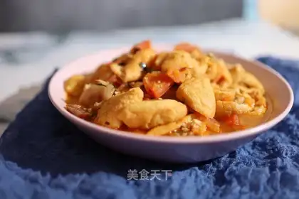 Tofu is red