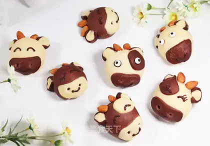 Q CUTE LITTLE COW BREAD