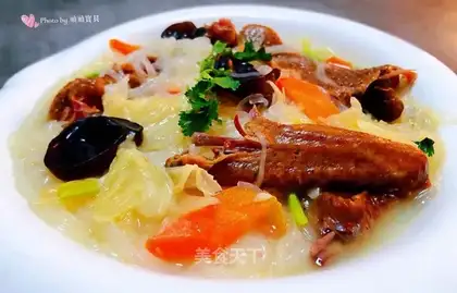 The cabbage wank-ear fan soup