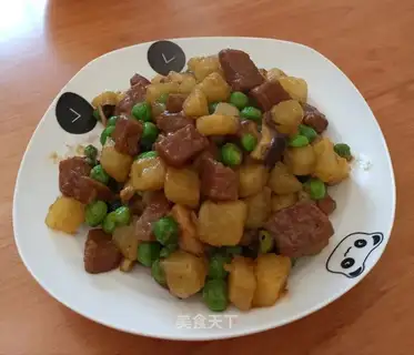 Black pepper potato beef
