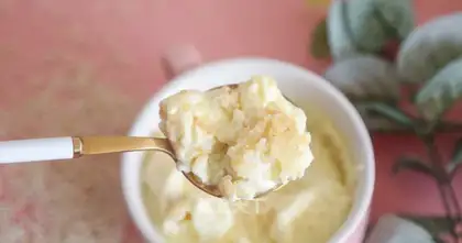 Quinoa caramel pudding