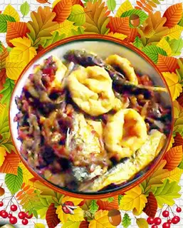 Steaming cured fish together