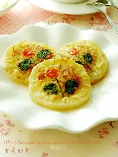 White radish small flower cake