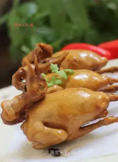 Marinated squab
