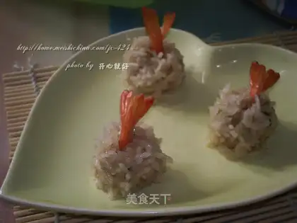 Shrimp-flavored pearl meatballs