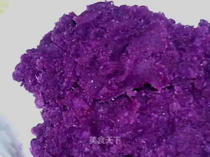 Lazy version of purple potato mashed
