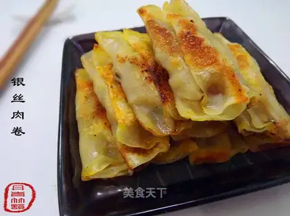 Silver wire meat roll