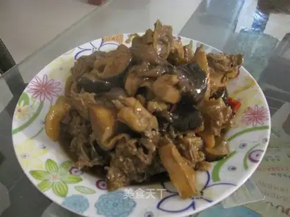 Roasted chicken with mushroom
