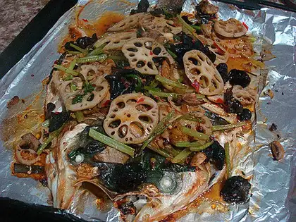 Fragrant roasted silver carp