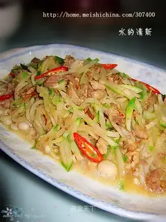 Jade Cui Shredded Pork with Mushroom