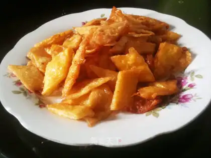 crispy yellow cabbage