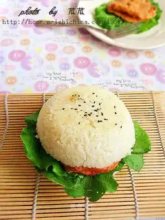 Barbecue Rice Burger