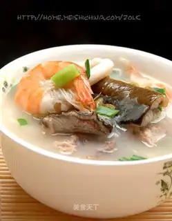eel and seafood porridge