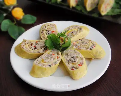 Eight treasure pickled mustard roll