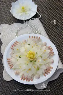 Banquet dish Bergamot Goddess Lotus