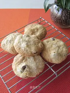 Oatmeal grape biscuits