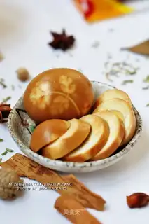 Printed stewed eggs