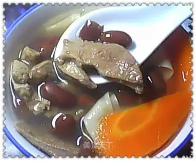 Red bean liver soup
