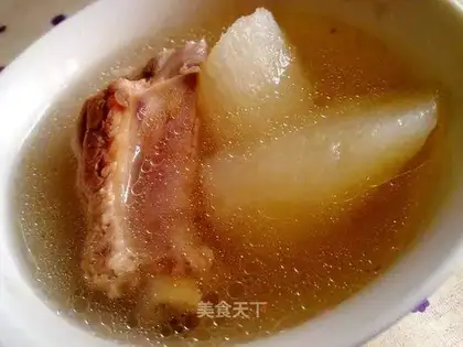Yam pork ribs soup