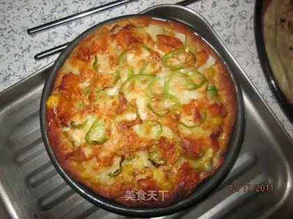 Orleans chicken pizza