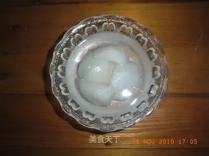 Rock sugar pear water