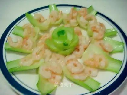 Jadeite shrimp